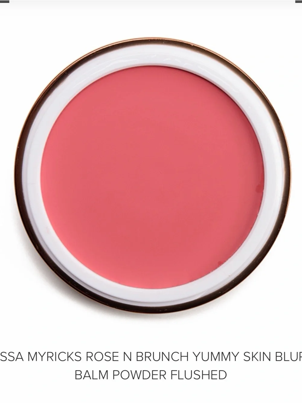 Danessa Myricks yummy skin blurring balm powder flushed in rose&brunch NEW mini